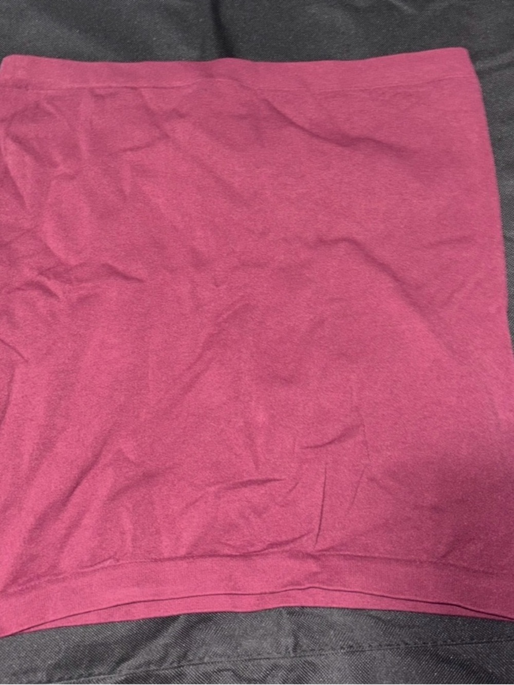 Seamless Raspberry Tube Crop Top - Slim Fit